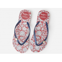 Chinelo Pepe Jeans Rake Floral com gliters