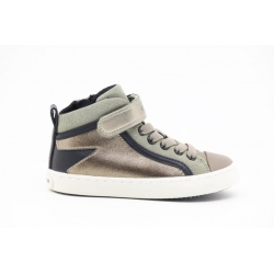 Sapatilhas bota Geox Kalispera com velcro e fecho lateral